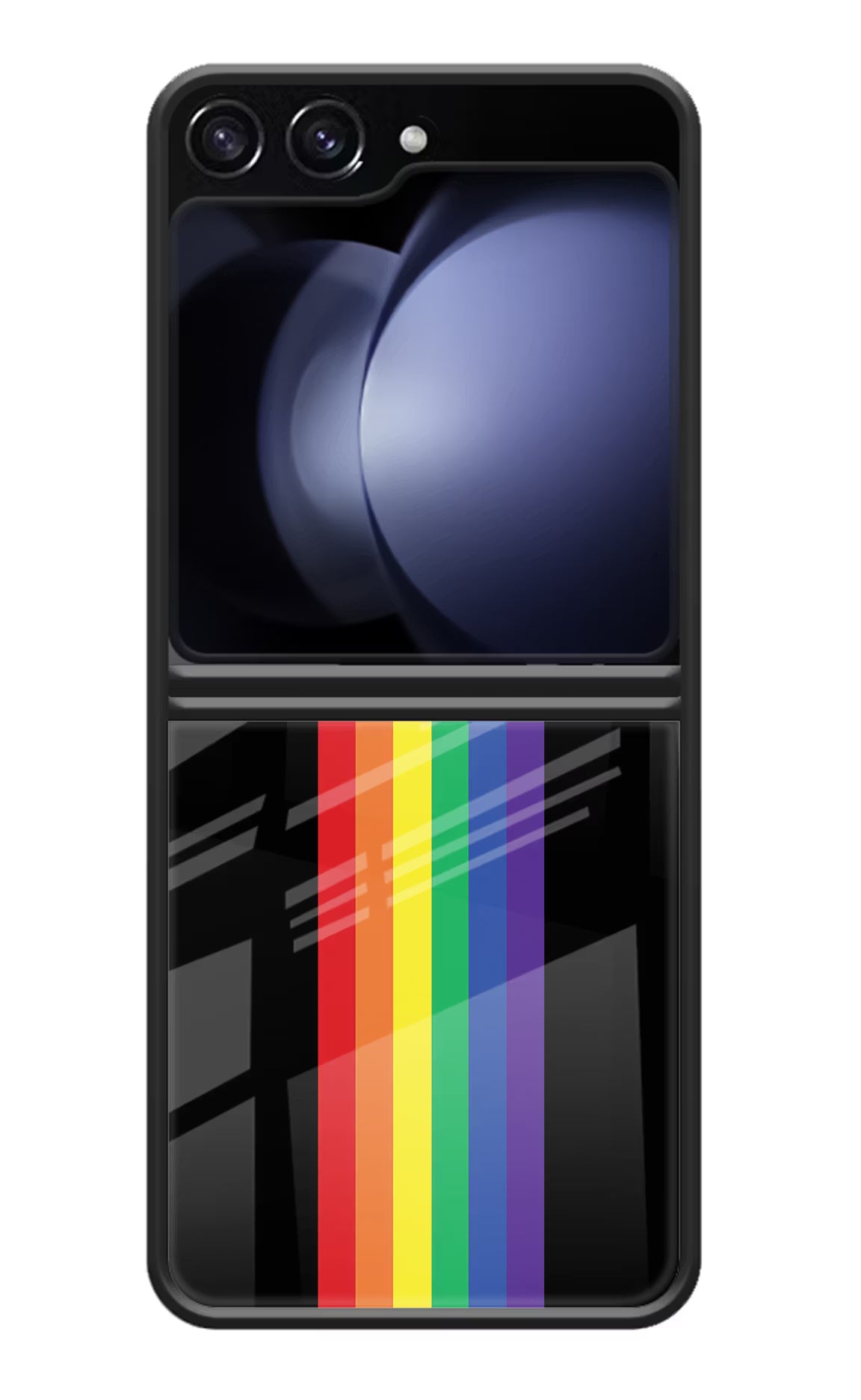 Pride Samsung Galaxy Z Flip5 Glass Case Back Cover by Casekaro