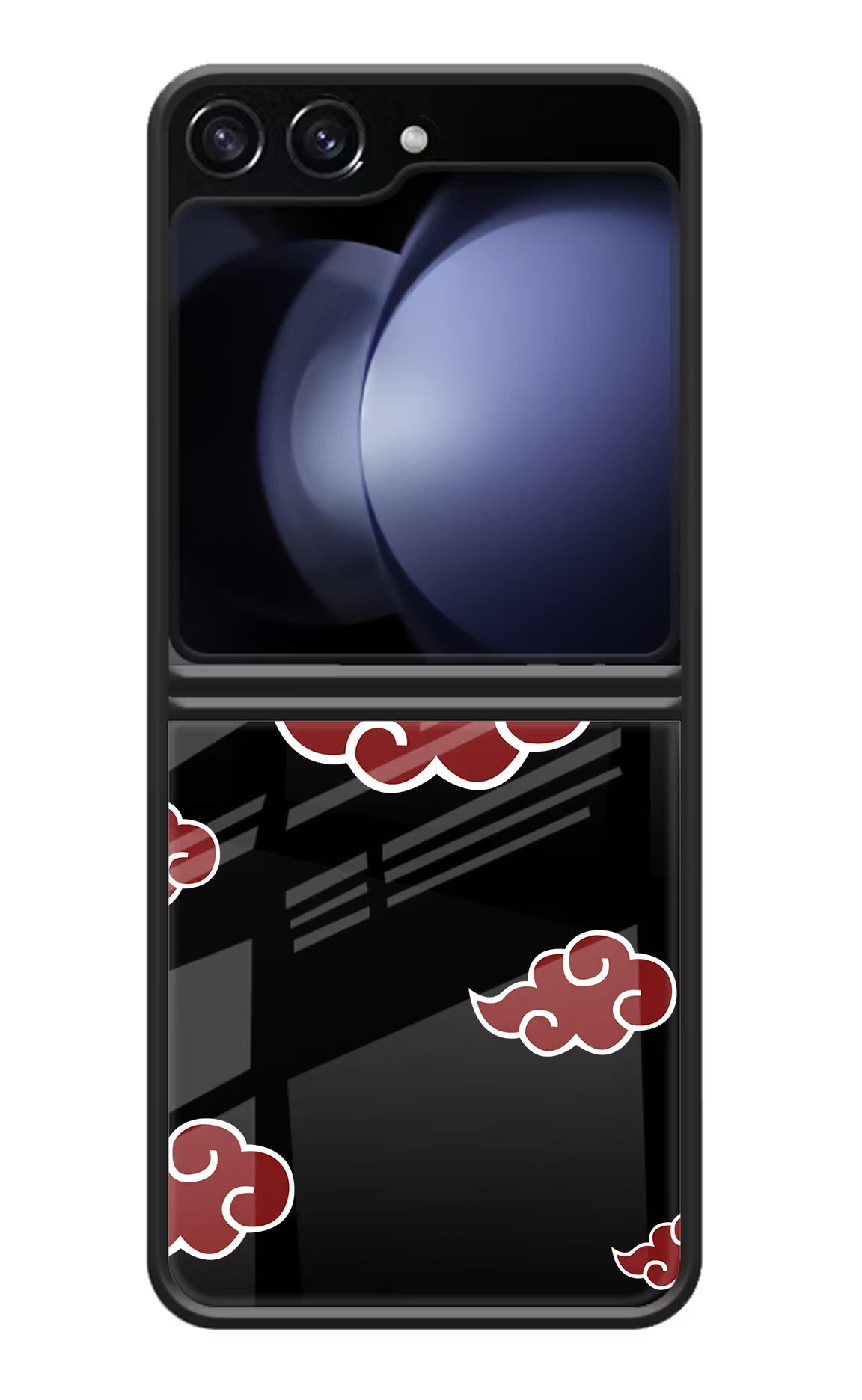 Akatsuki Samsung Galaxy Z Flip5 Glass Case Back Cover by Casekaro