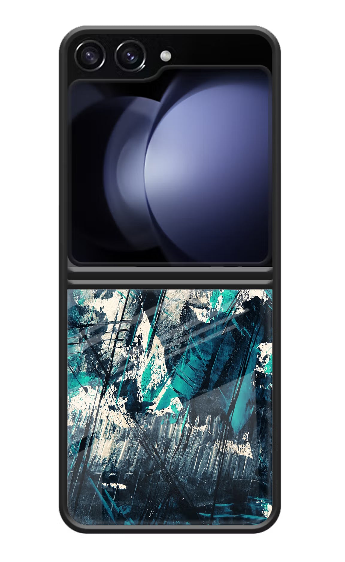 Artwork Samsung Galaxy Z Flip5 Glass Case Back Cover by Casekaro