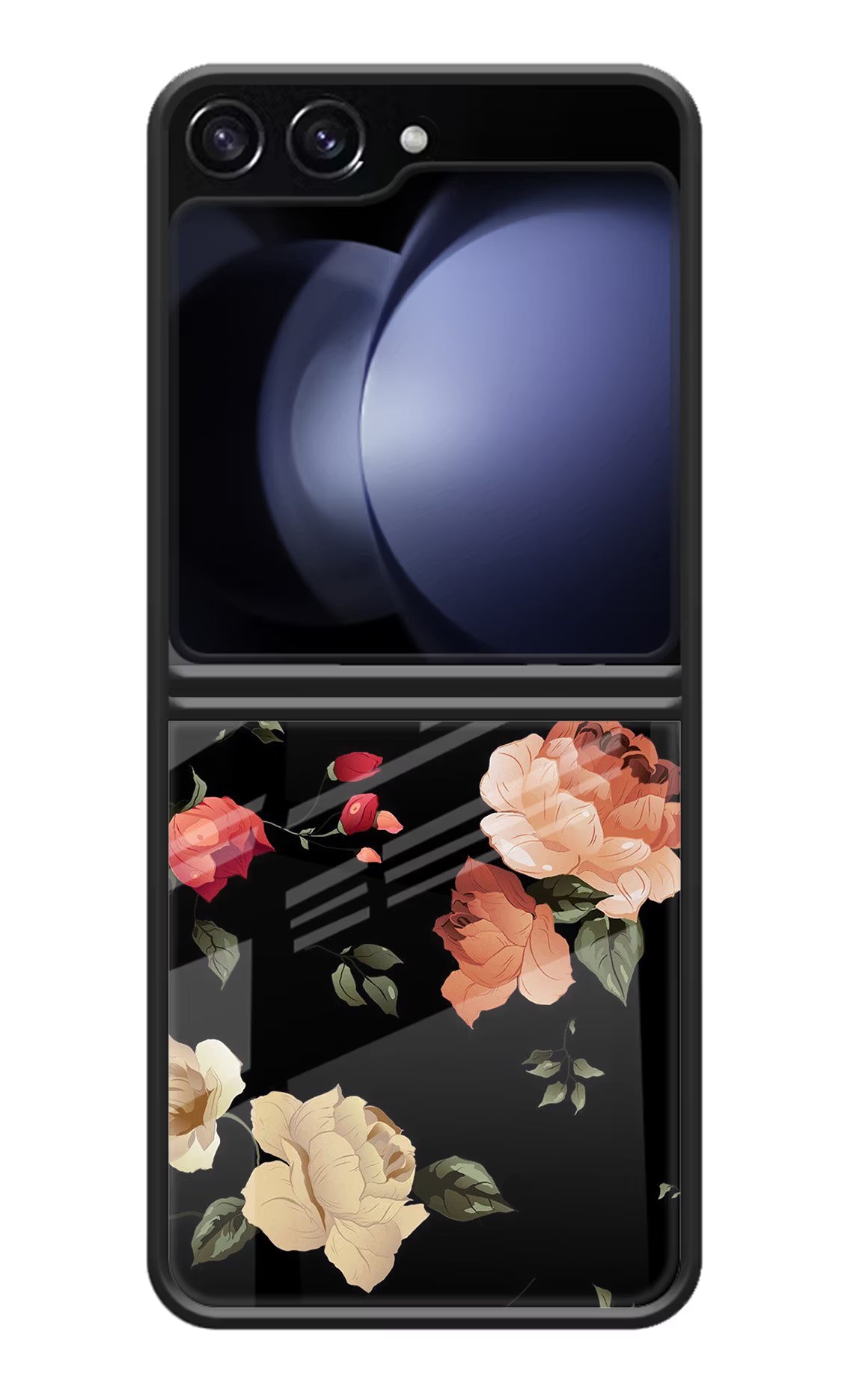 Flowers Samsung Galaxy Z Flip5 Glass Case