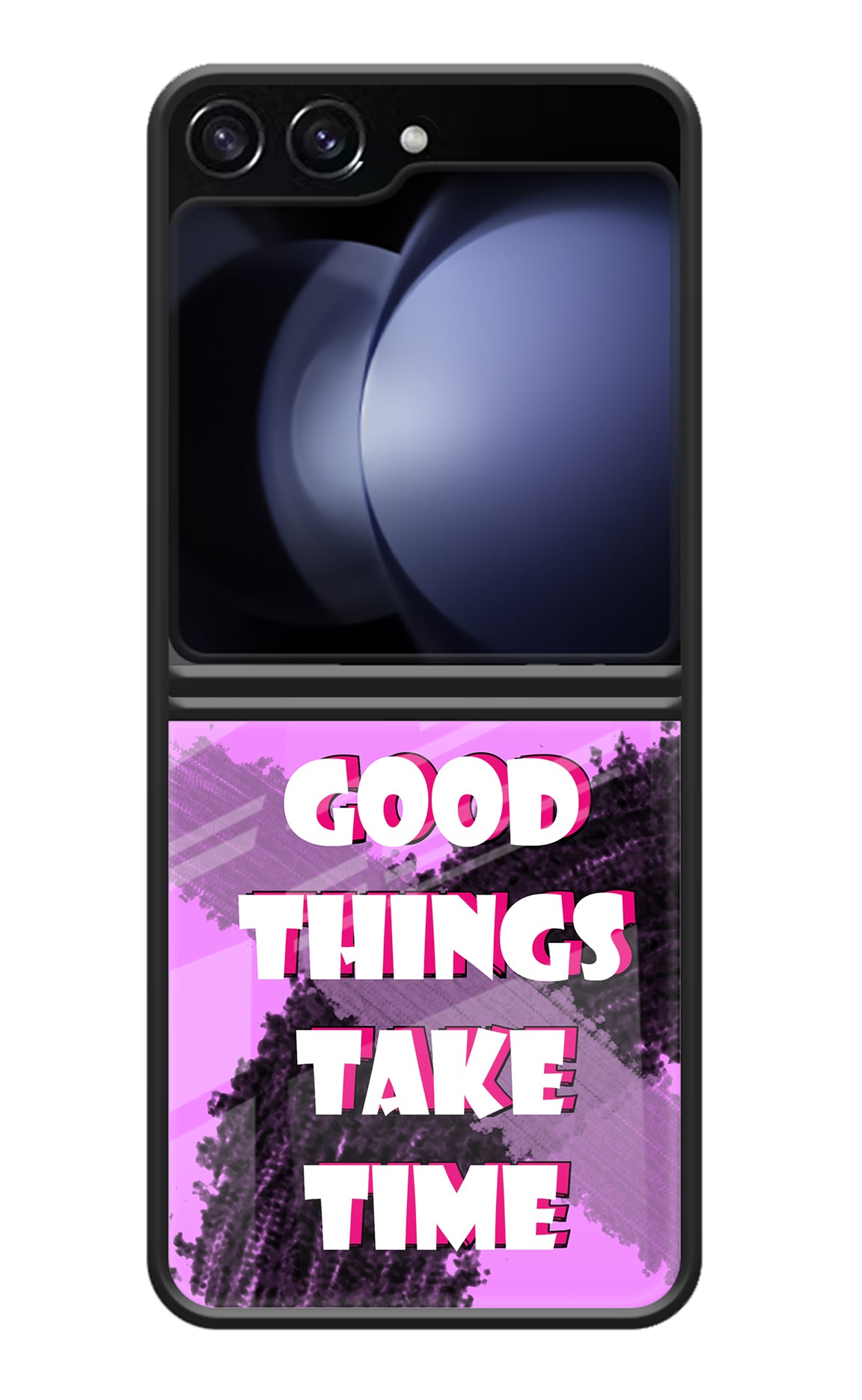 Good Things Take Time Samsung Galaxy Z Flip5 Back Cover