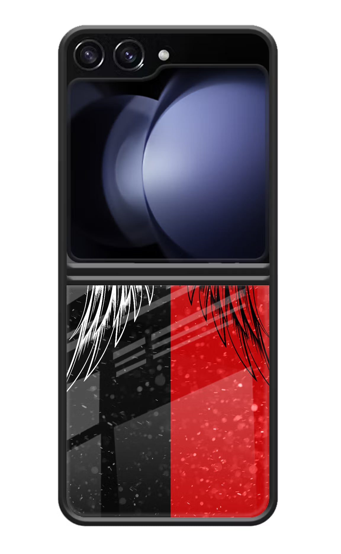 Wings Samsung Galaxy Z Flip5 Glass Case