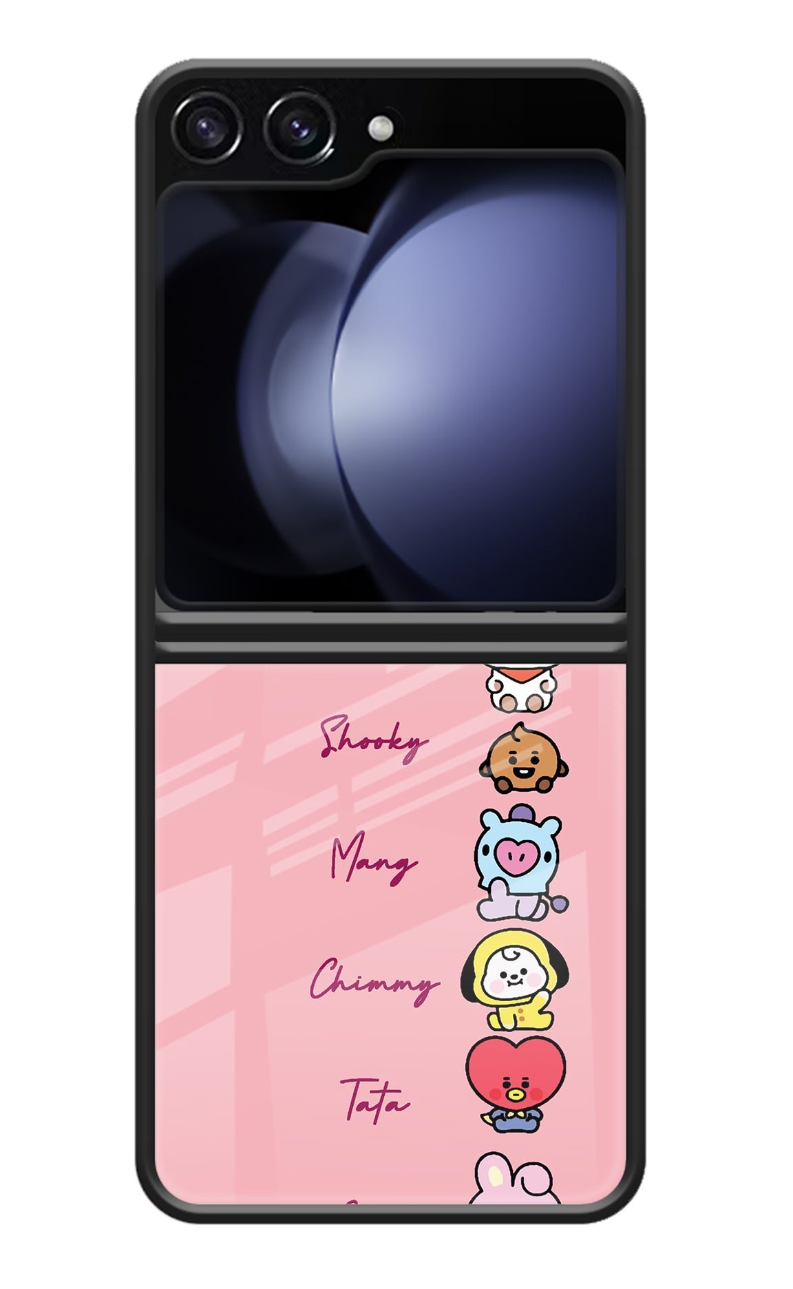 BTS names Samsung Galaxy Z Flip5 Glass Case