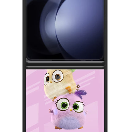 Cute Little Birds Samsung Galaxy Z Flip5 Glass Case