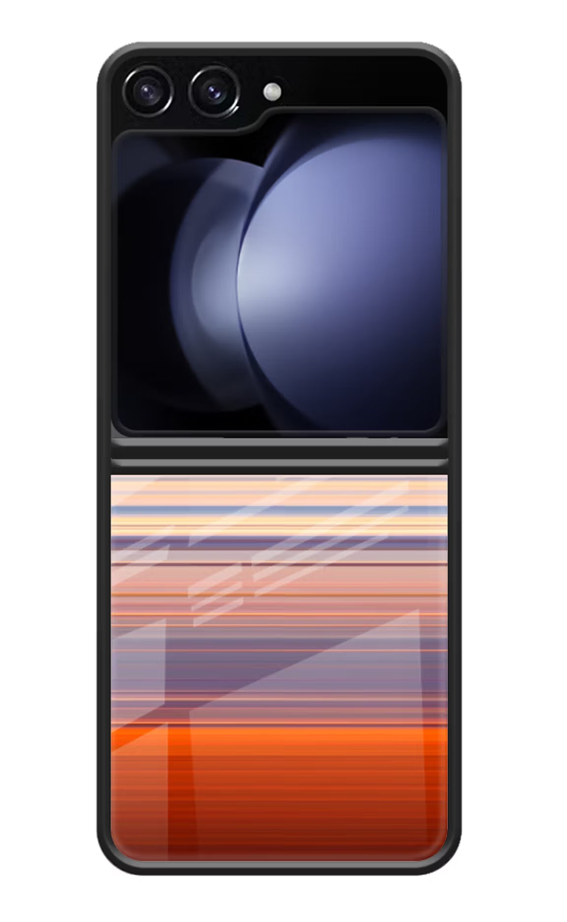 Morning Colors Samsung Galaxy Z Flip5 Glass Case Back Cover by Casekaro