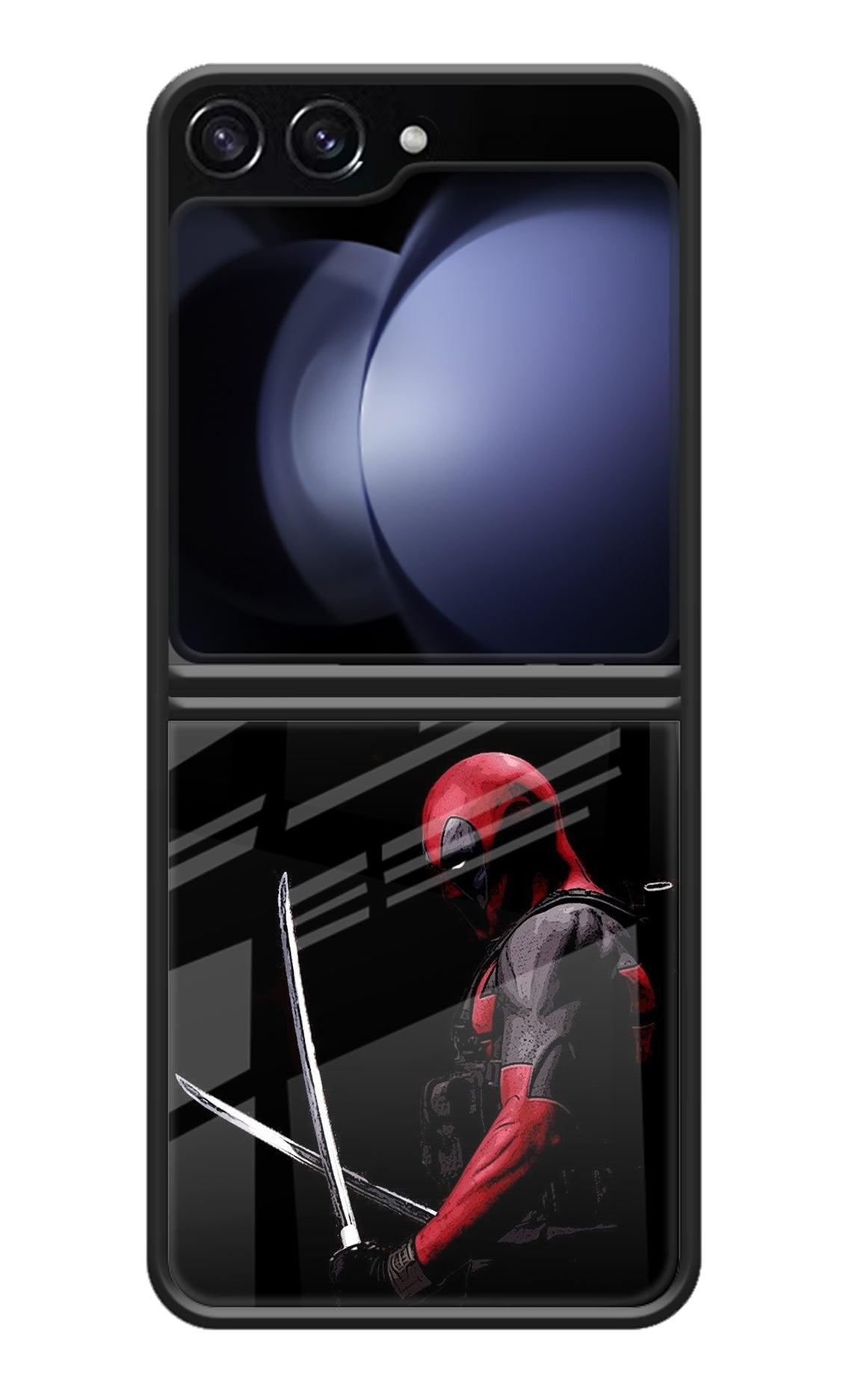 Deadpool Samsung Galaxy Z Flip5 Glass Case