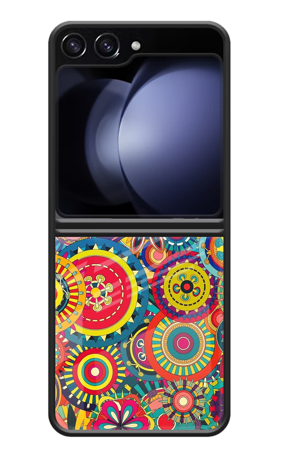 Gol Gol Art Samsung Galaxy Z Flip5 Glass Case Back Cover by Casekaro