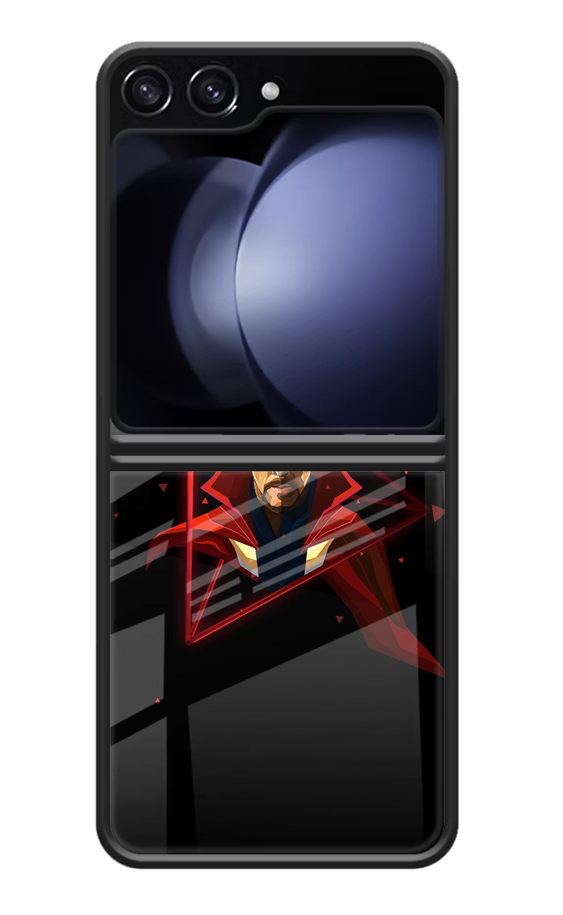 Doctor Ordinary Samsung Galaxy Z Flip5 Glass Case Back Cover by Casekaro