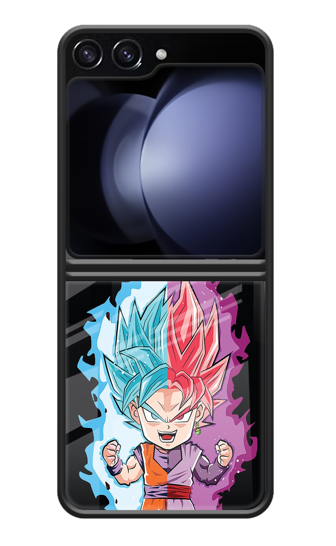 Chota Goku Samsung Galaxy Z Flip5 Glass Case