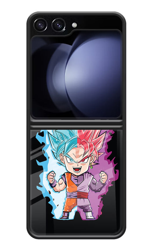 Chota Goku Samsung Galaxy Z Flip5 Glass Case