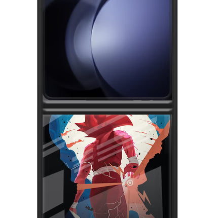 Goku Samsung Galaxy Z Flip5 Glass Case