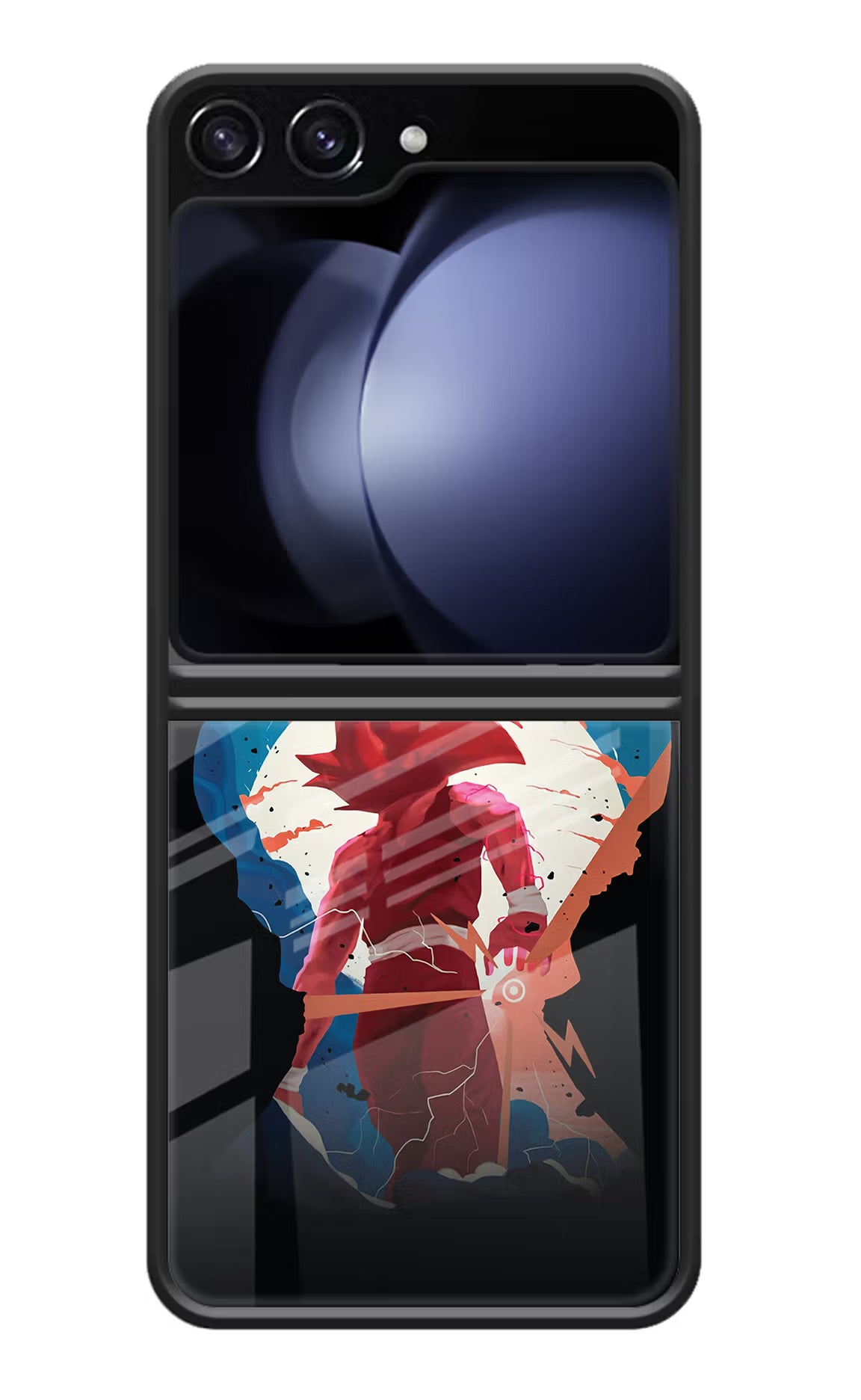 Goku Samsung Galaxy Z Flip5 Glass Case