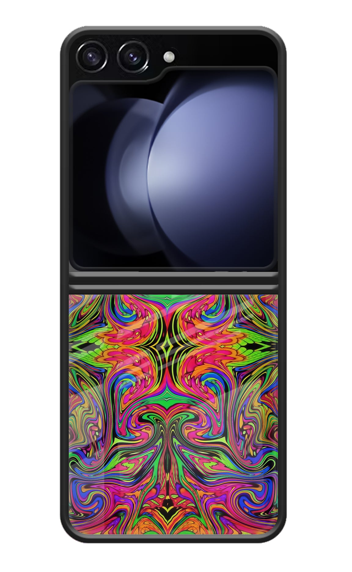 Psychedelic Art Samsung Galaxy Z Flip5 Glass Case