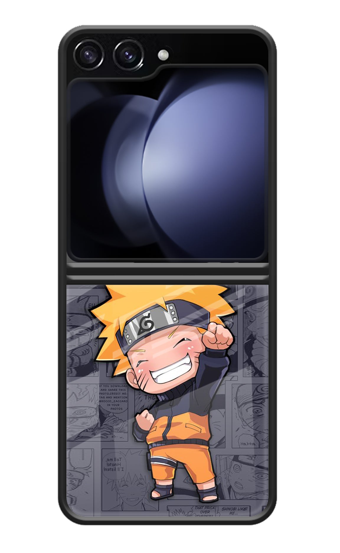 Chota Naruto Samsung Galaxy Z Flip5 Glass Case