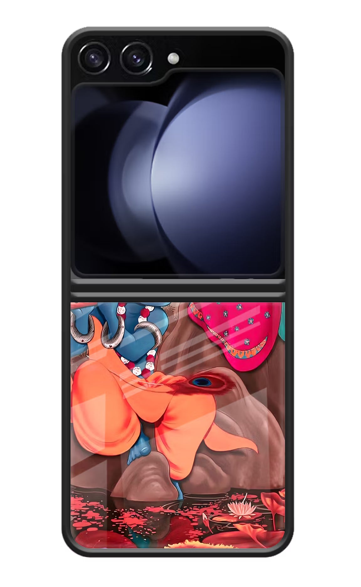 Radhe Krishna Samsung Galaxy Z Flip5 Glass Case