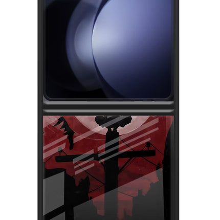Naruto Anime Samsung Galaxy Z Flip5 Glass Case Back Cover by Casekaro