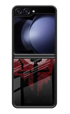 Naruto Anime Samsung Galaxy Z Flip5 Glass Case Back Cover by Casekaro