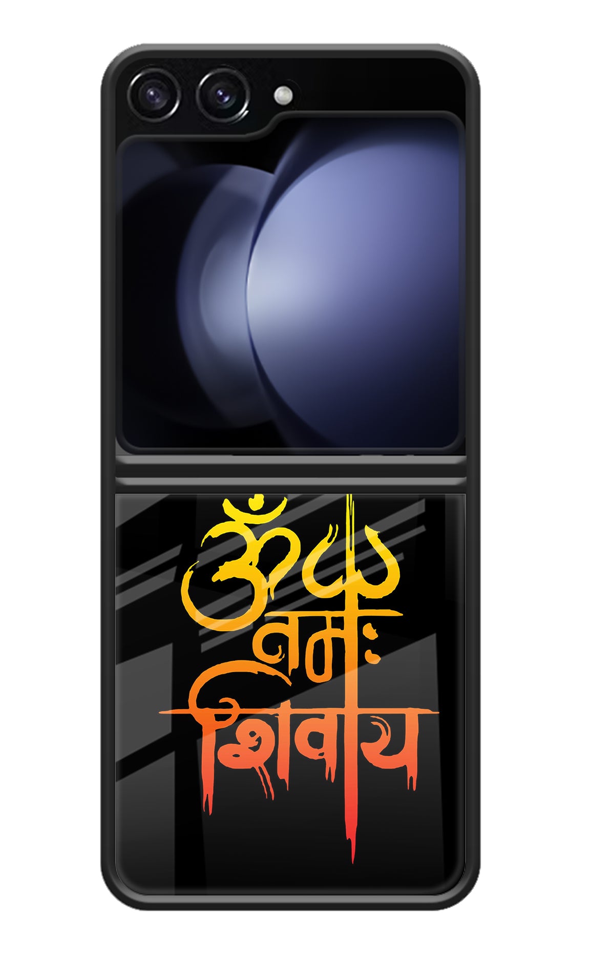 Om Namah Shivay Samsung Galaxy Z Flip5 Glass Case