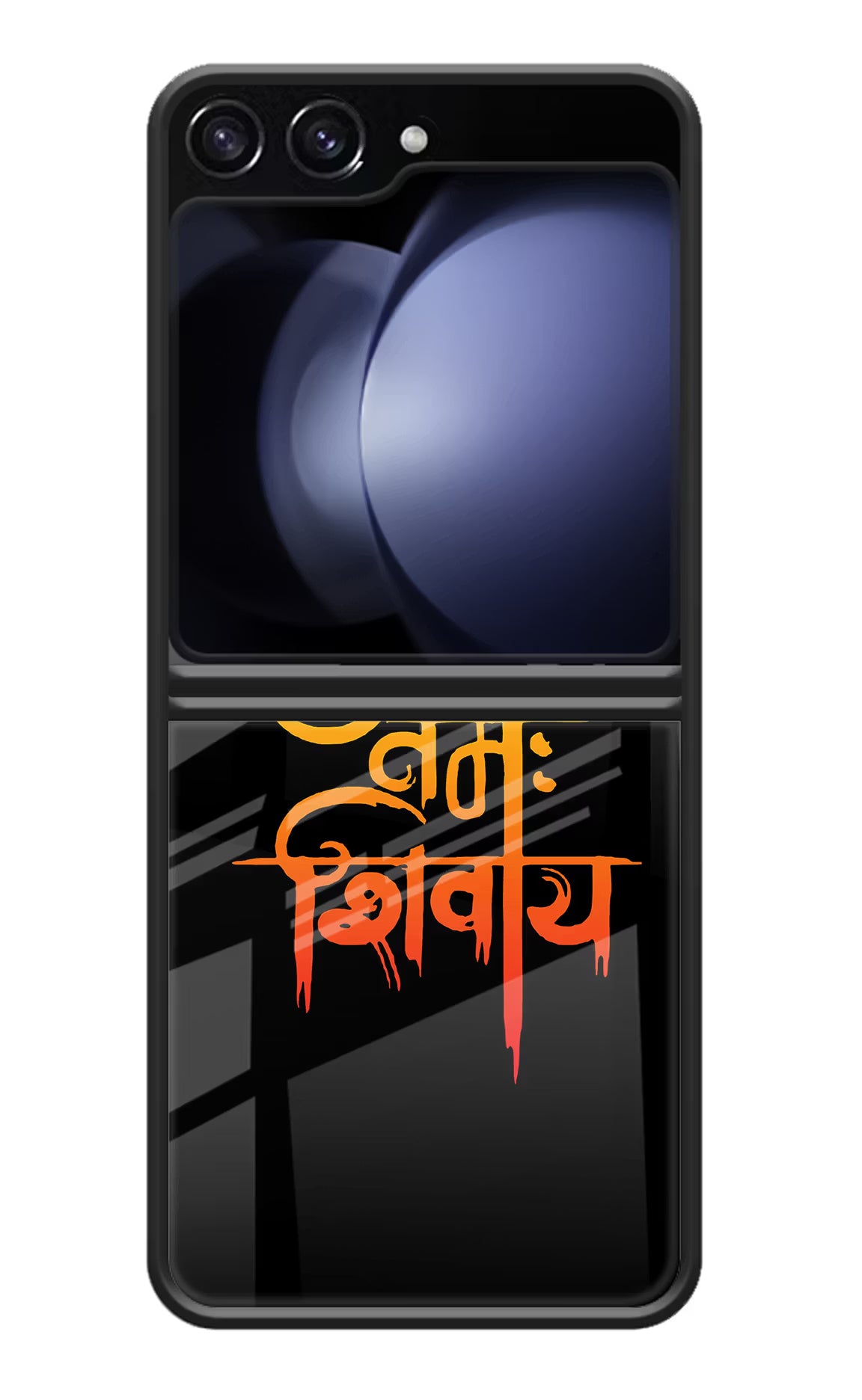 Om Namah Shivay Samsung Galaxy Z Flip5 Glass Case