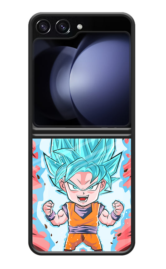 Goku Little Samsung Galaxy Z Flip5 Glass Case