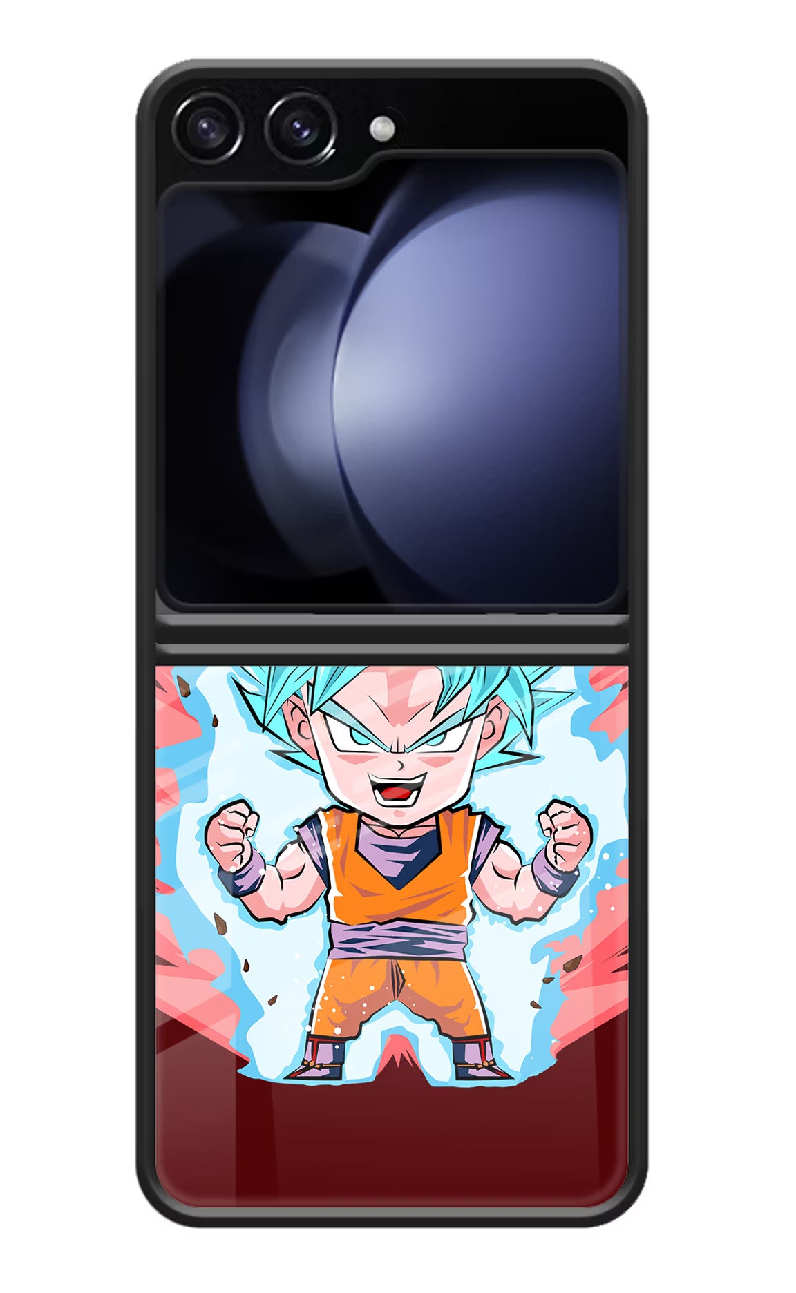 Goku Little Samsung Galaxy Z Flip5 Glass Case