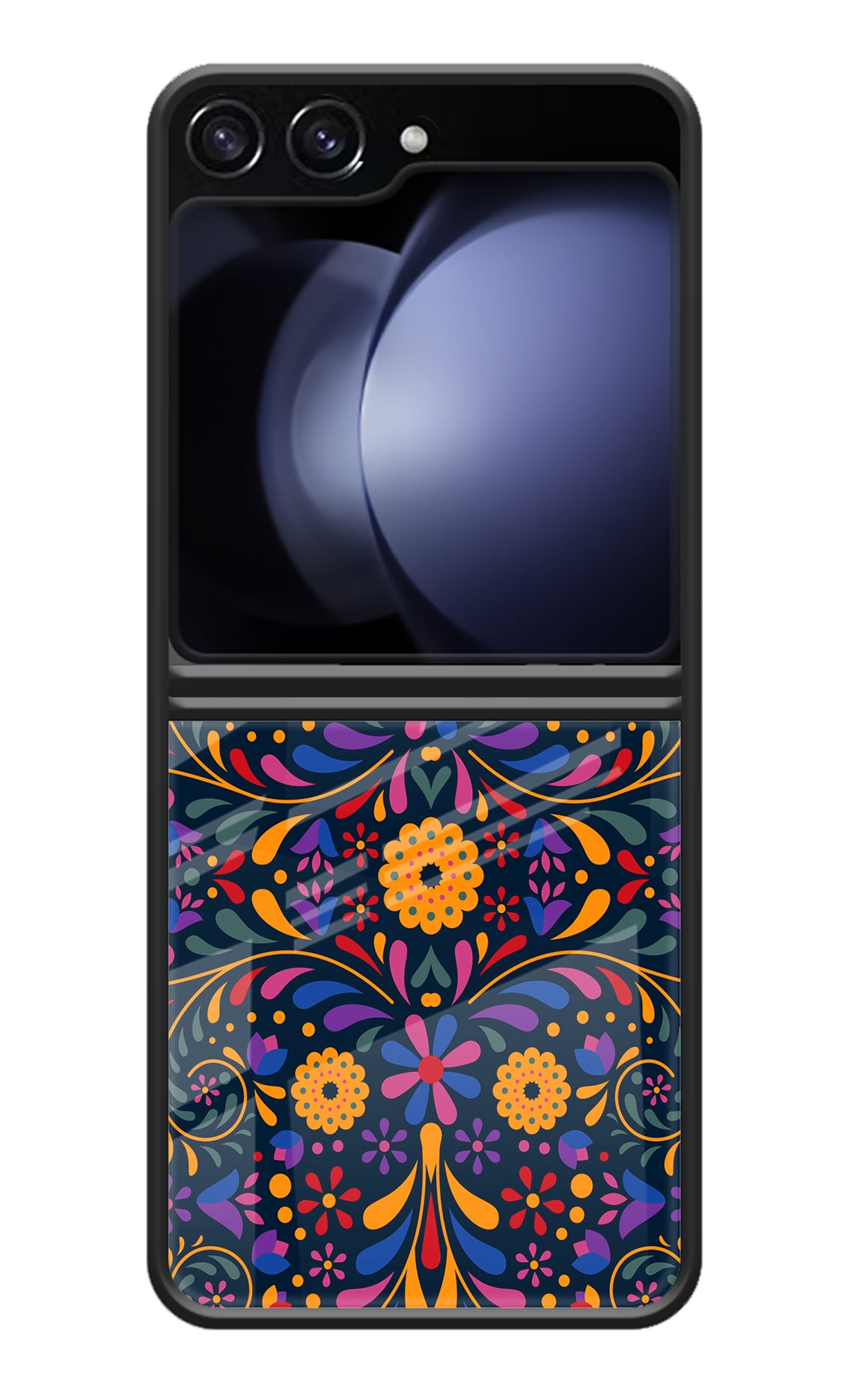 Mexican Art Samsung Galaxy Z Flip5 Glass Case