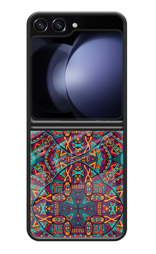 Colour Mandala Samsung Galaxy Z Flip5 Glass Case