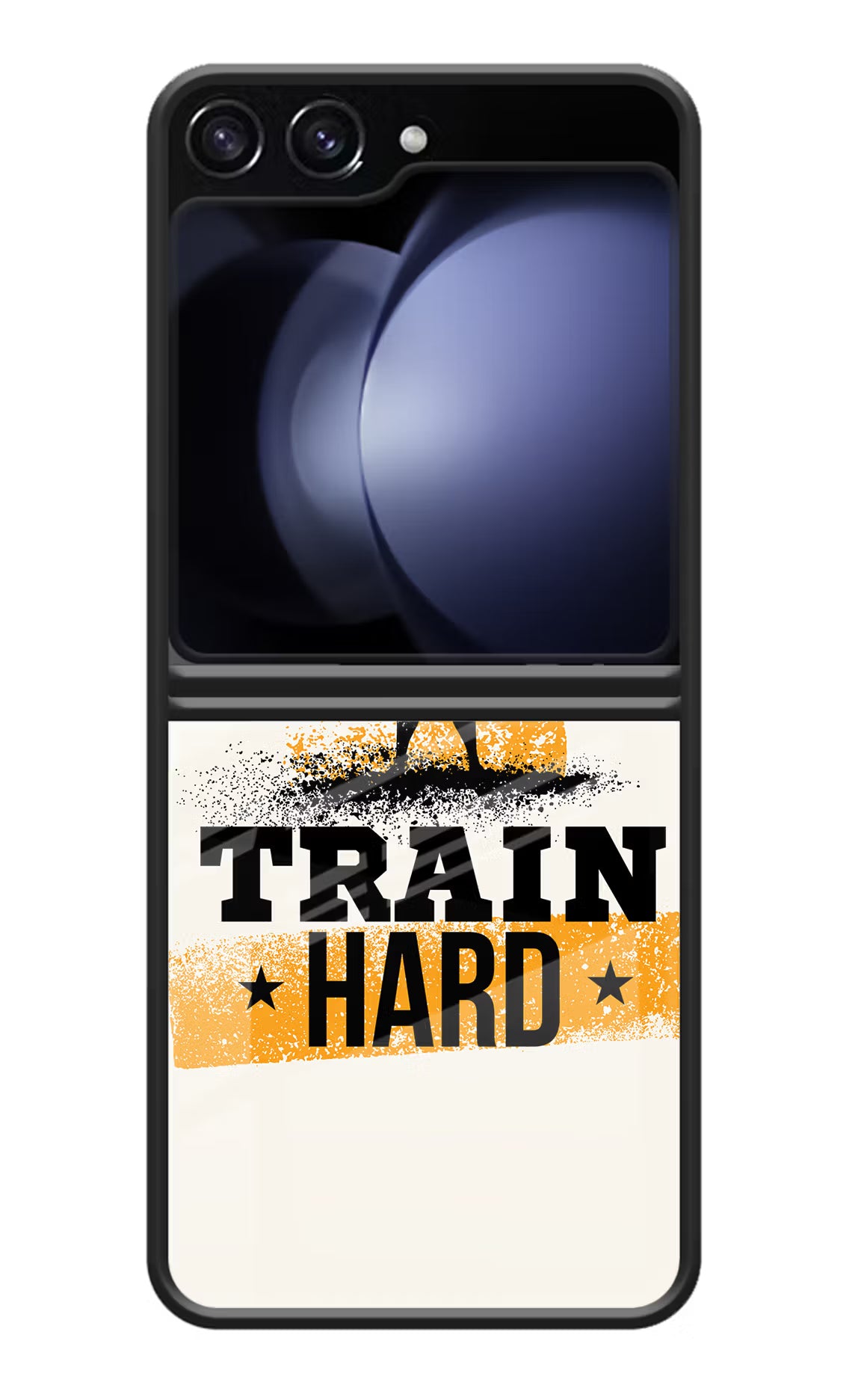 Train Hard Samsung Galaxy Z Flip5 Glass Case