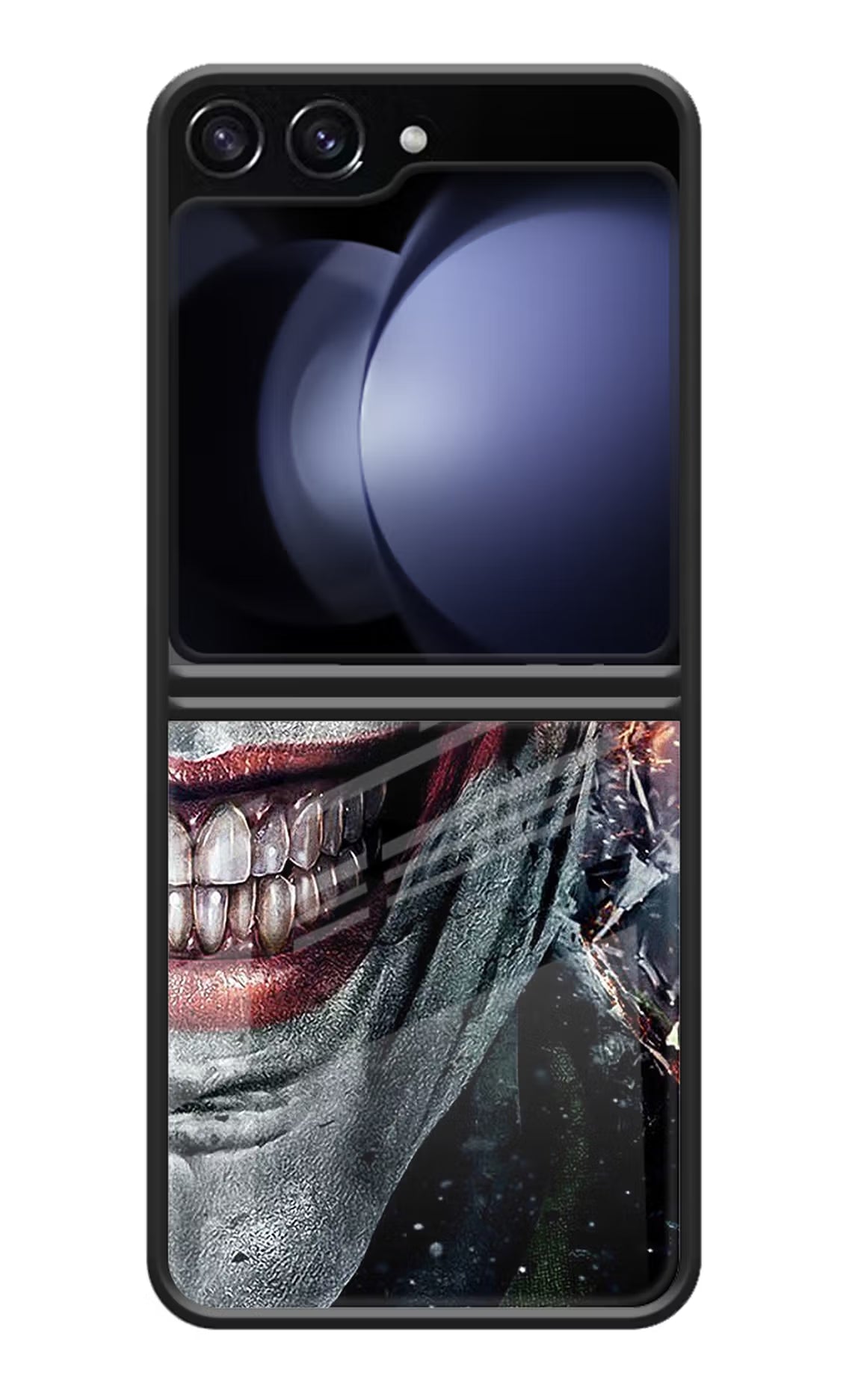 Joker Cam Samsung Galaxy Z Flip5 Glass Case Back Cover by Casekaro