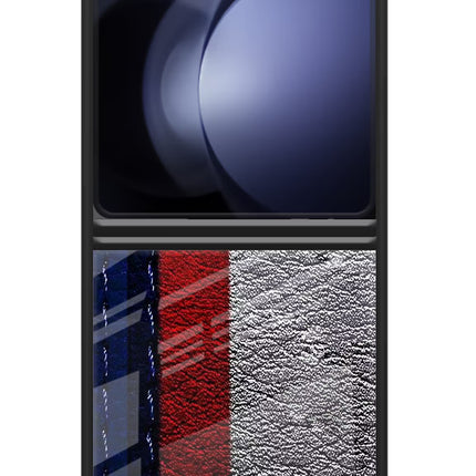 BMW Stripes Samsung Galaxy Z Flip5 Glass Case