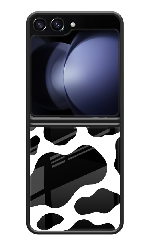 Cow Spots Samsung Galaxy Z Flip5 Glass Case