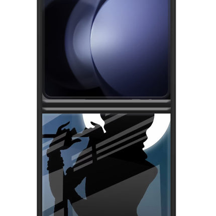 Shri Krishna Silhouette Samsung Galaxy Z Flip5 Glass Case