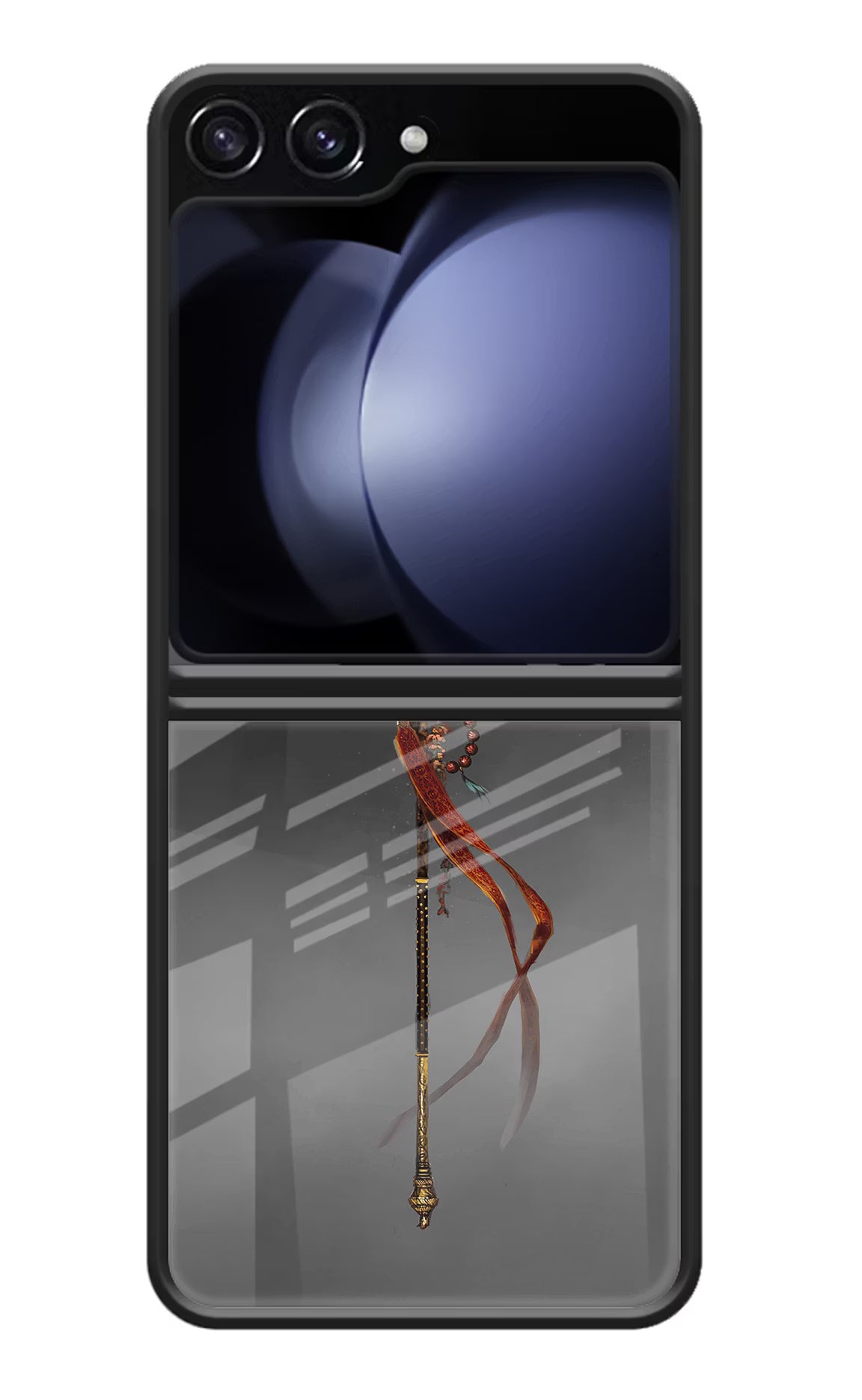 Shiv Trishul Samsung Galaxy Z Flip5 Glass Case