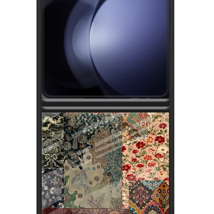 Desi Print Samsung Galaxy Z Flip5 Glass Case