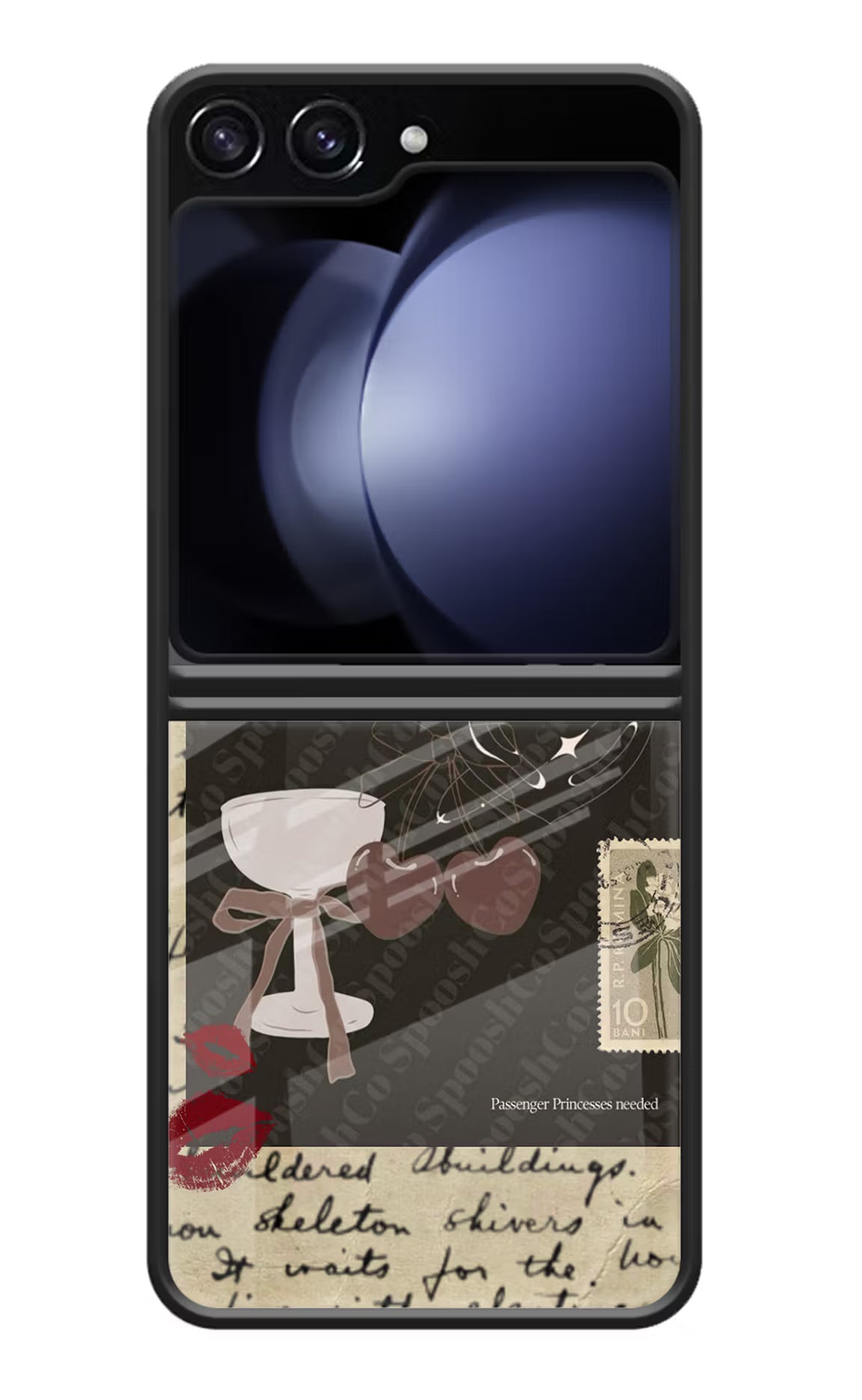 I am just a girl Samsung Galaxy Z Flip5 Glass Case