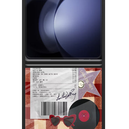Queen of Disaster Samsung Galaxy Z Flip5 Glass Case