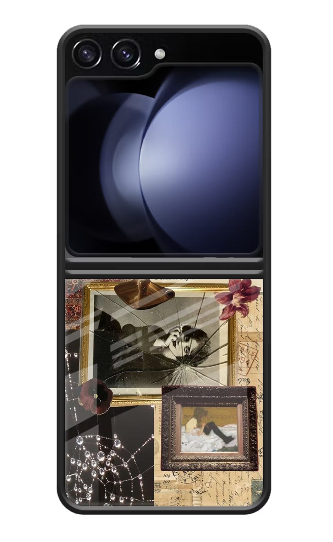 Libra Zodiac Samsung Galaxy Z Flip5 Glass Case Back Cover by Casekaro