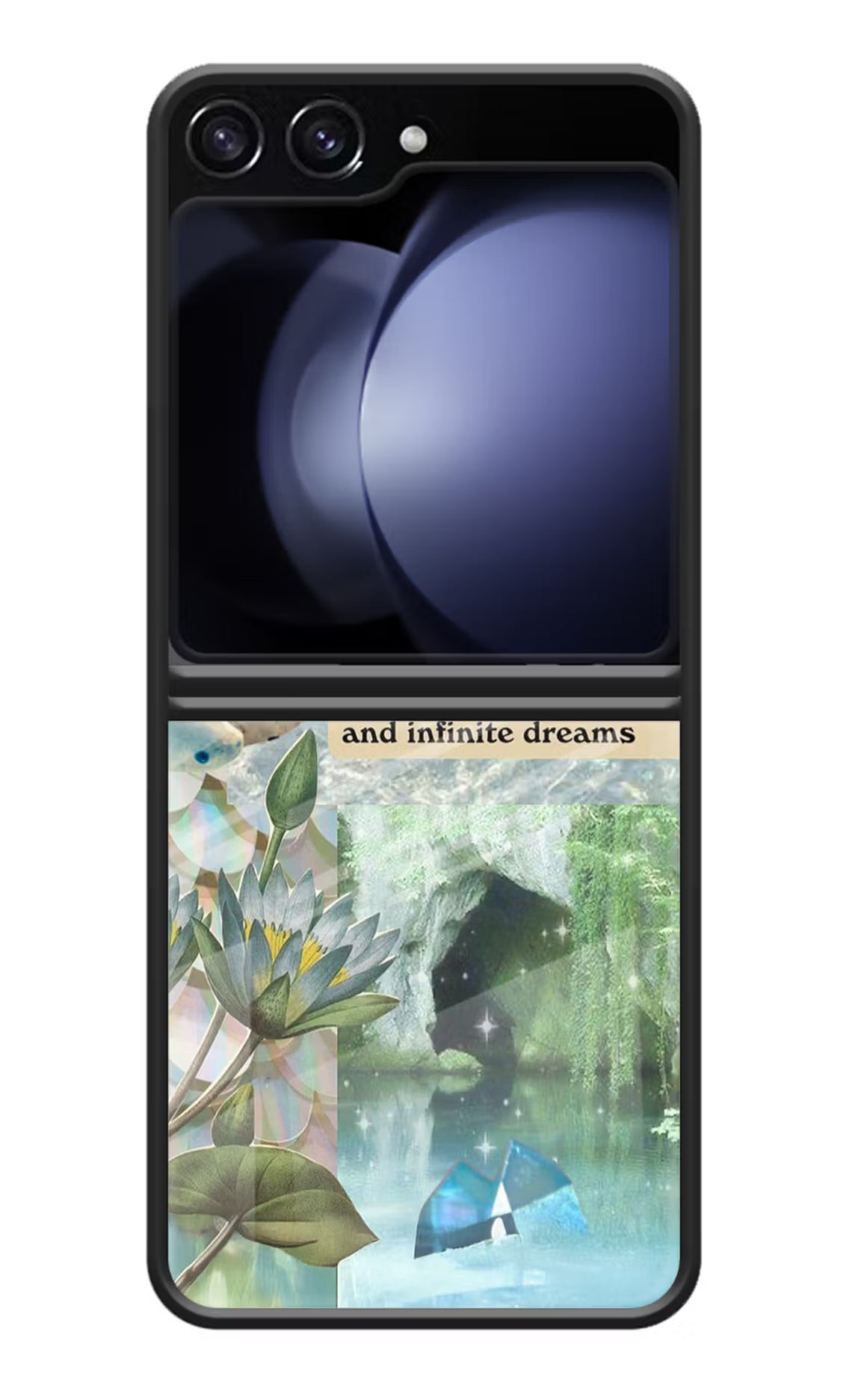 Pisces Zodiac Samsung Galaxy Z Flip5 Glass Case Back Cover by Casekaro