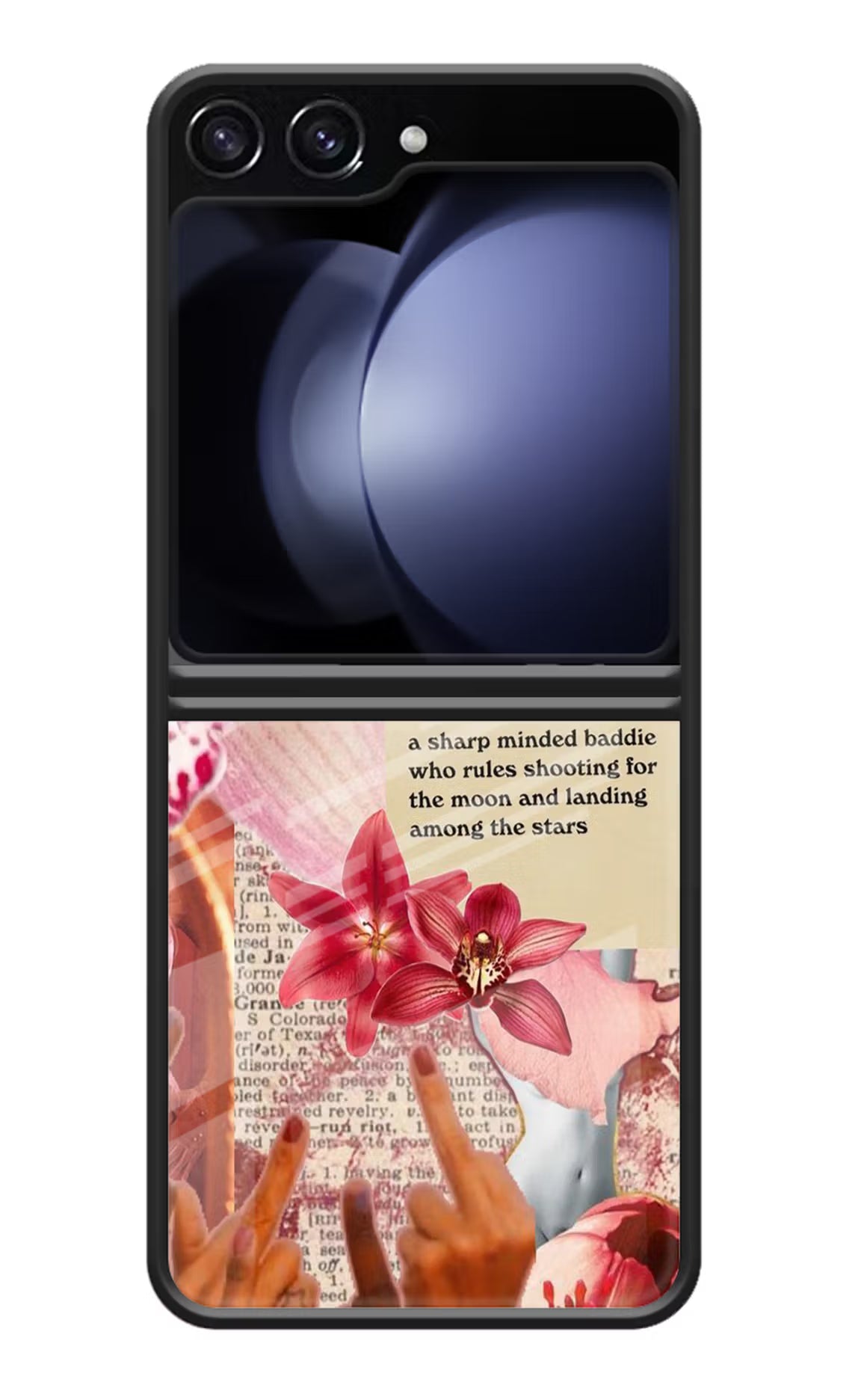 Sagittarius Zodiac Samsung Galaxy Z Flip5 Glass Case Back Cover by Casekaro