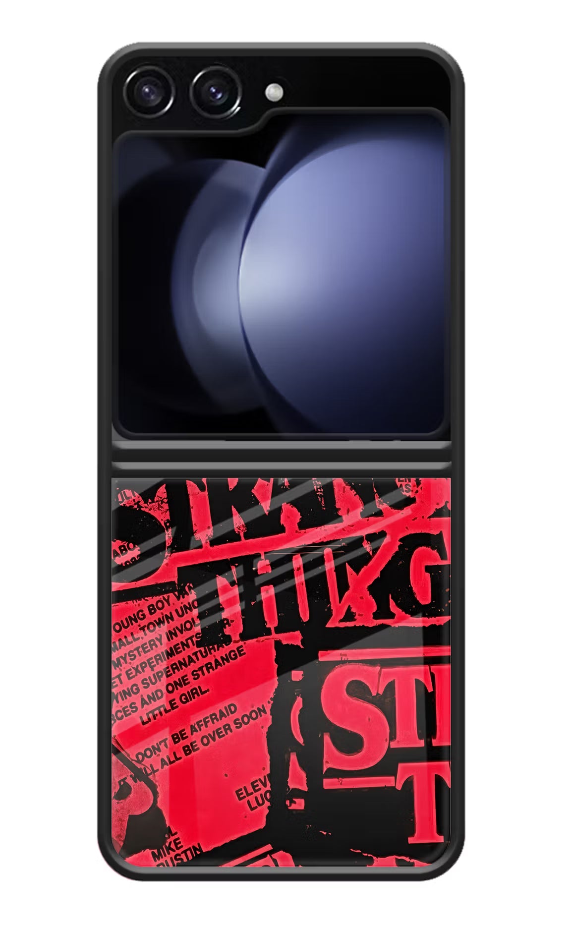 Ordinary Things Samsung Galaxy Z Flip5 Glass Case Back Cover by Casekaro