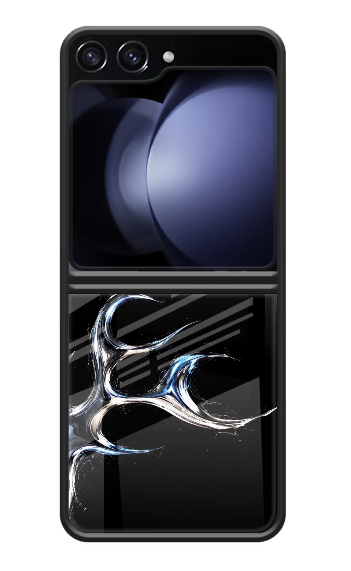 Chrome Tribal Samsung Galaxy Z Flip5 Glass Case