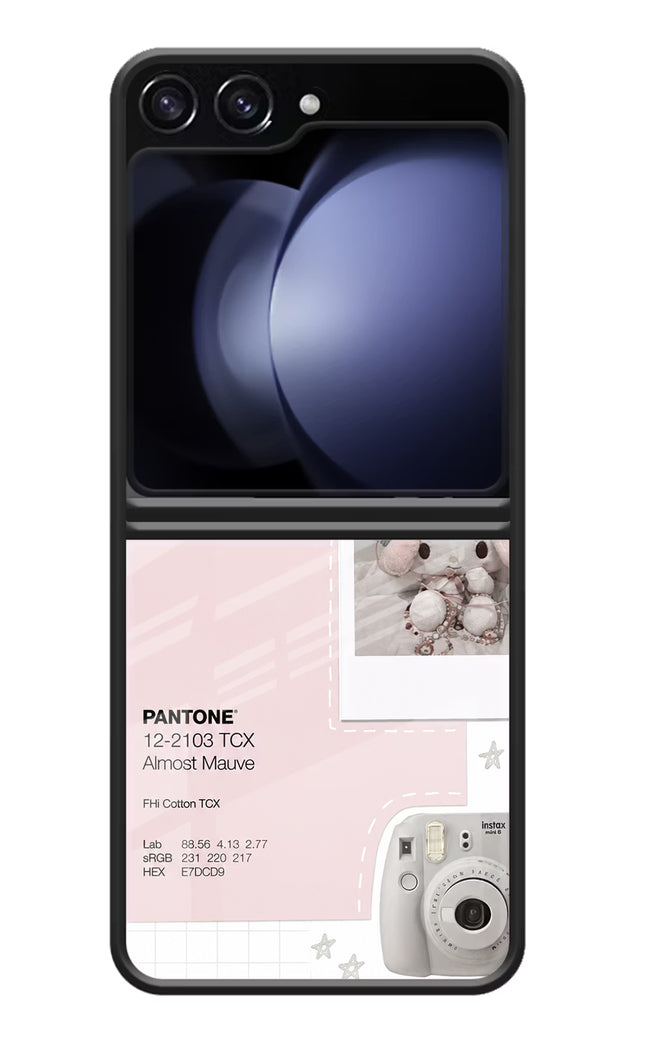Pantone Asthetic Samsung Galaxy Z Flip5 Glass Case