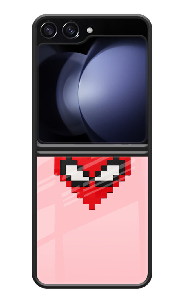 Gwen Heart Samsung Galaxy Z Flip5 Glass Case