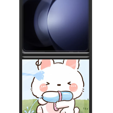 Bunny Treat Samsung Galaxy Z Flip5 Glass Case