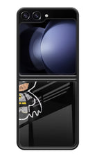 Bat Kitty Samsung Galaxy Z Flip5 Glass Case