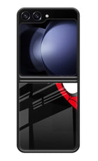 Peter Mask Samsung Galaxy Z Flip5 Glass Case Back Cover by Casekaro