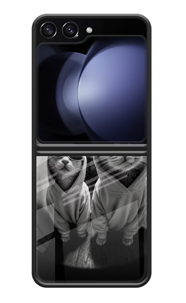 Hood Cats Samsung Galaxy Z Flip5 Glass Case