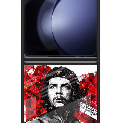 Che Guevara Revolution Samsung Galaxy Z Flip5 Glass Case