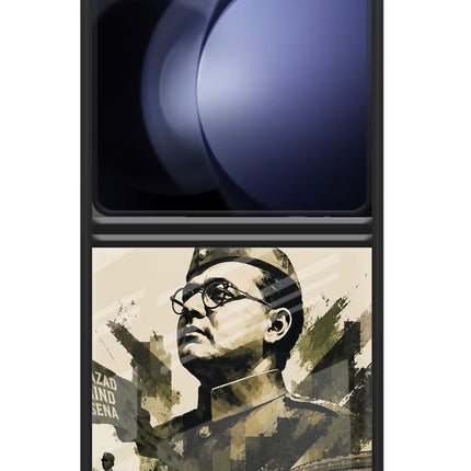 Netaji Rising Samsung Galaxy Z Flip5 Glass Case