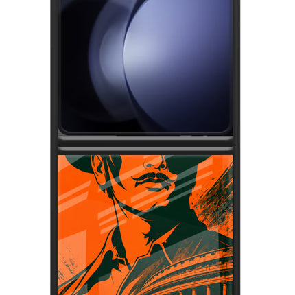 Bhagat Singh Legacy Samsung Galaxy Z Flip5 Glass Case